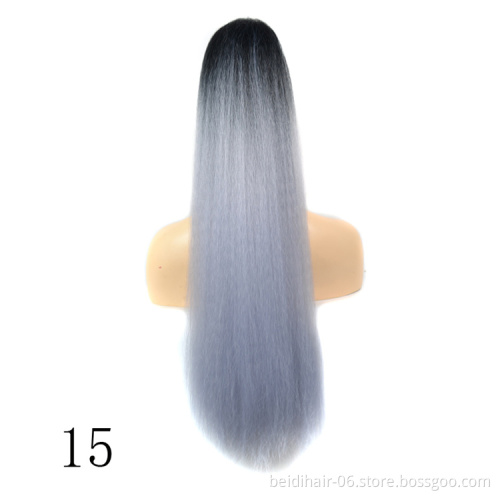 Synthetic Hair Ponytails Extension Afro Yaki Drawstring Curly Hair Ponytail Natural Hair